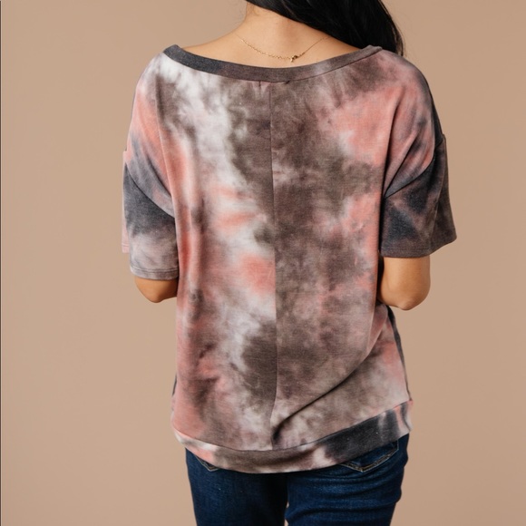 Forgotten Dreams Tie Dye Top in Mauve - Picture 10 of 15
